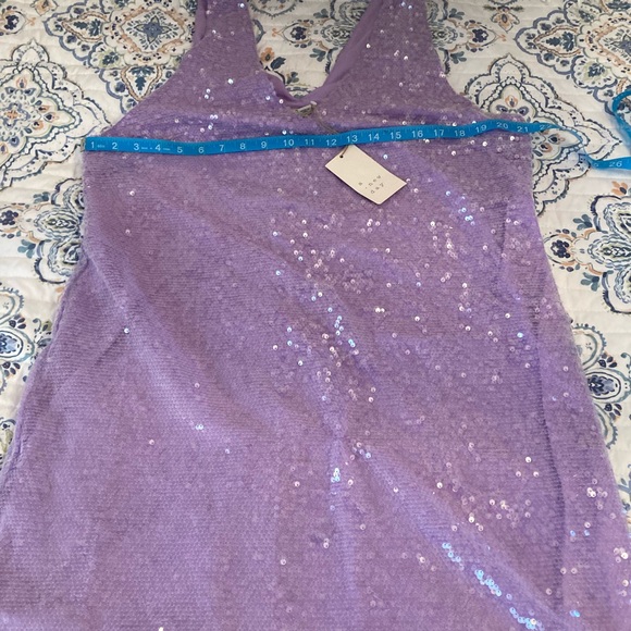 A NEW DAY mini -A- Line Sequin Dress NWT - Picture 5 of 6
